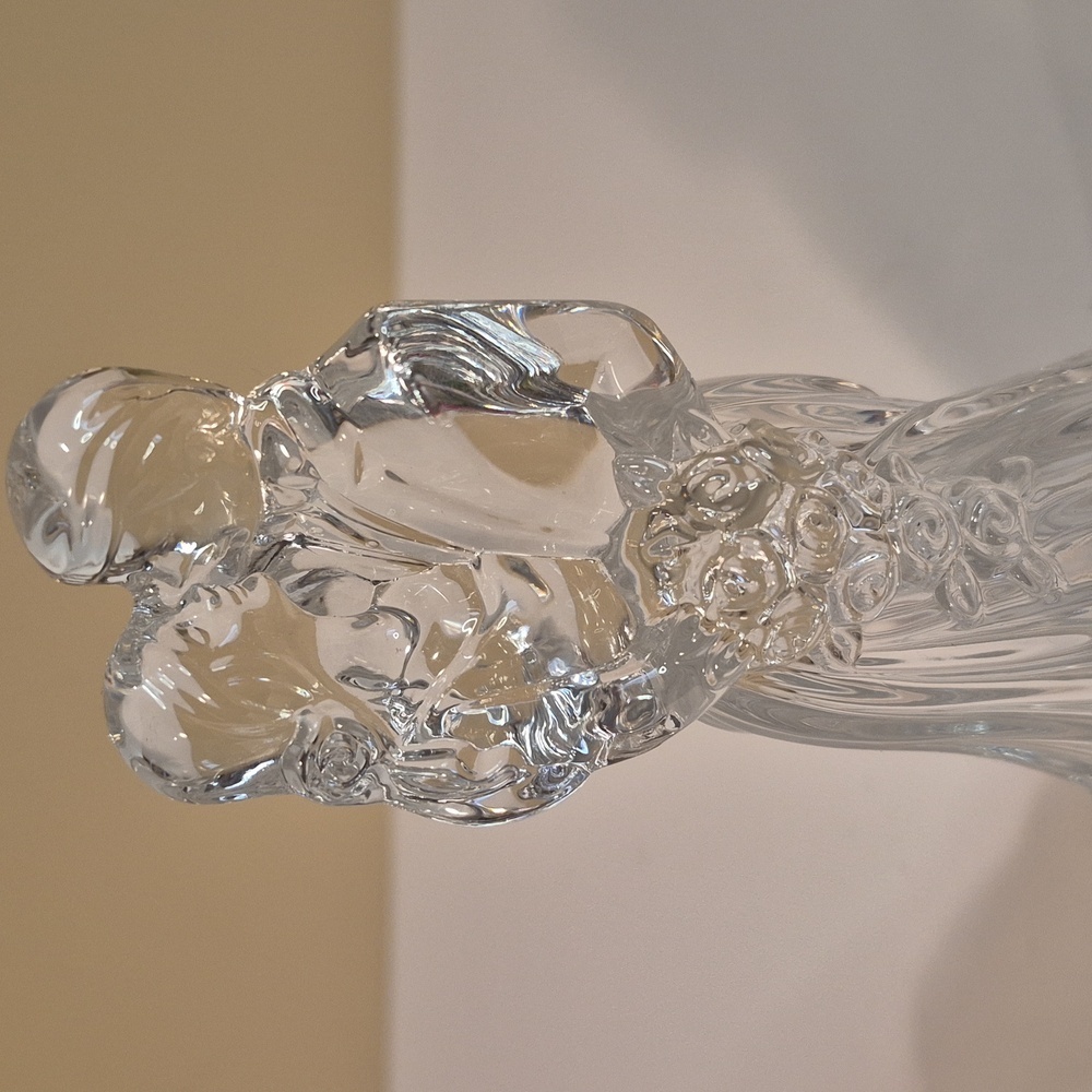 PRINCESS HOUSE 24% Lead Crystal Bride & Groom Wedding Cake Topper Figurine - Picture 6 of 15